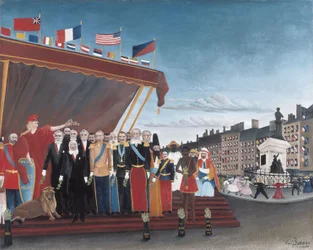 The Representatives of Foreign Powers Coming to Greet the Republic as a Sign of Peace